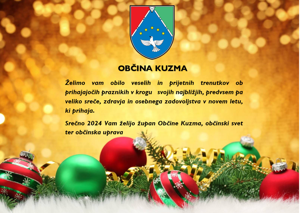 VOŠČILO OBČINE KUZMA OB PRAZNIKIH